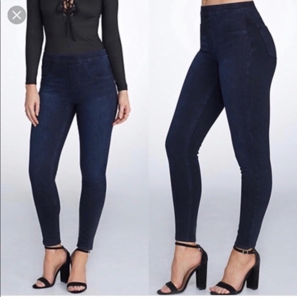 Ankle jean-ish leggings *Twilight rinse *